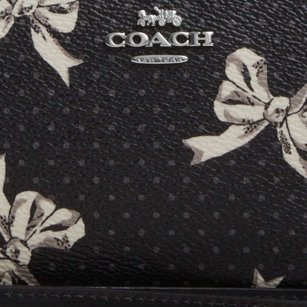 COACH®,ロング ジップ アラウンド ウォレット・ボウ プリント,長財布,