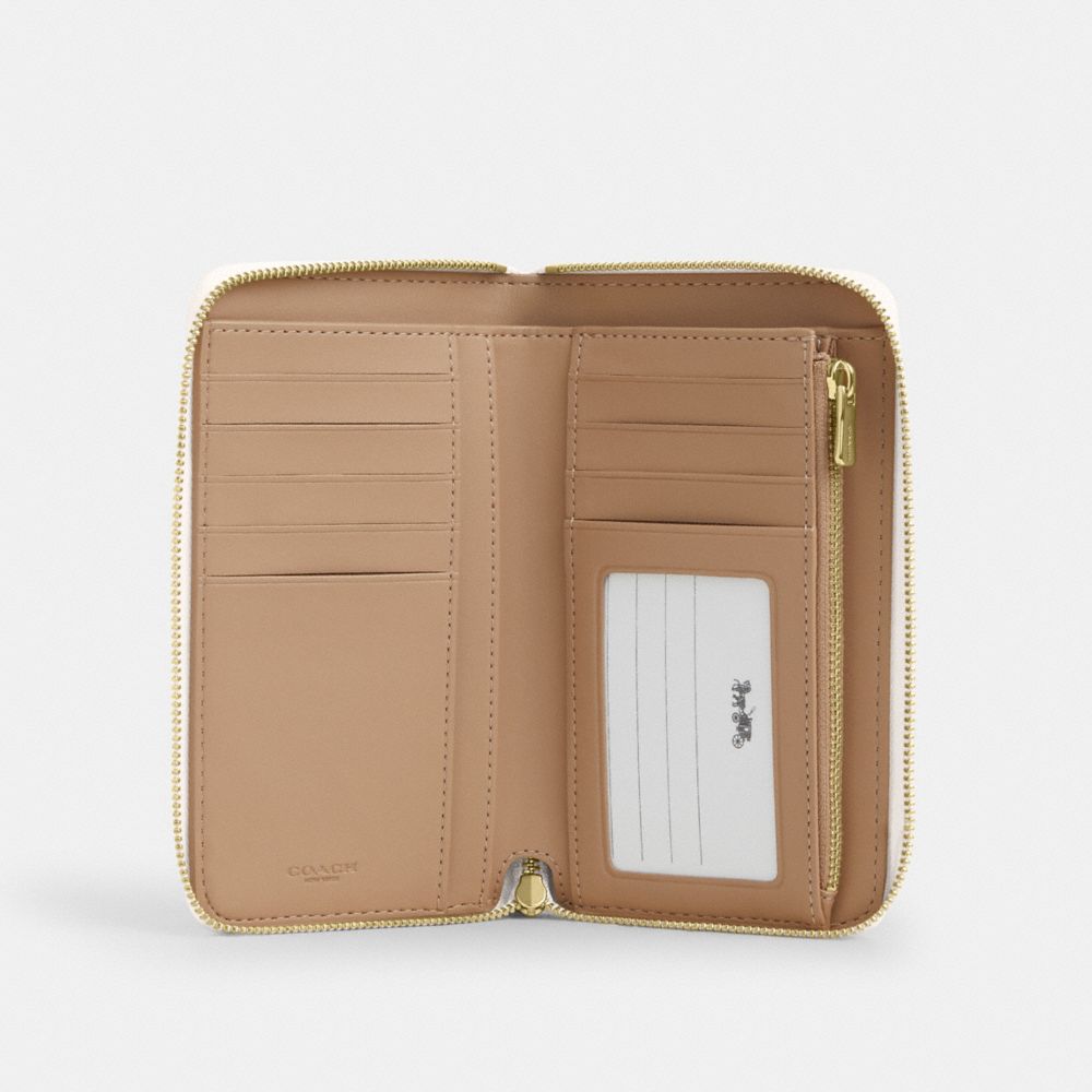 COACH®,Cuir innovant,Or/Craie,Inside View,Top View