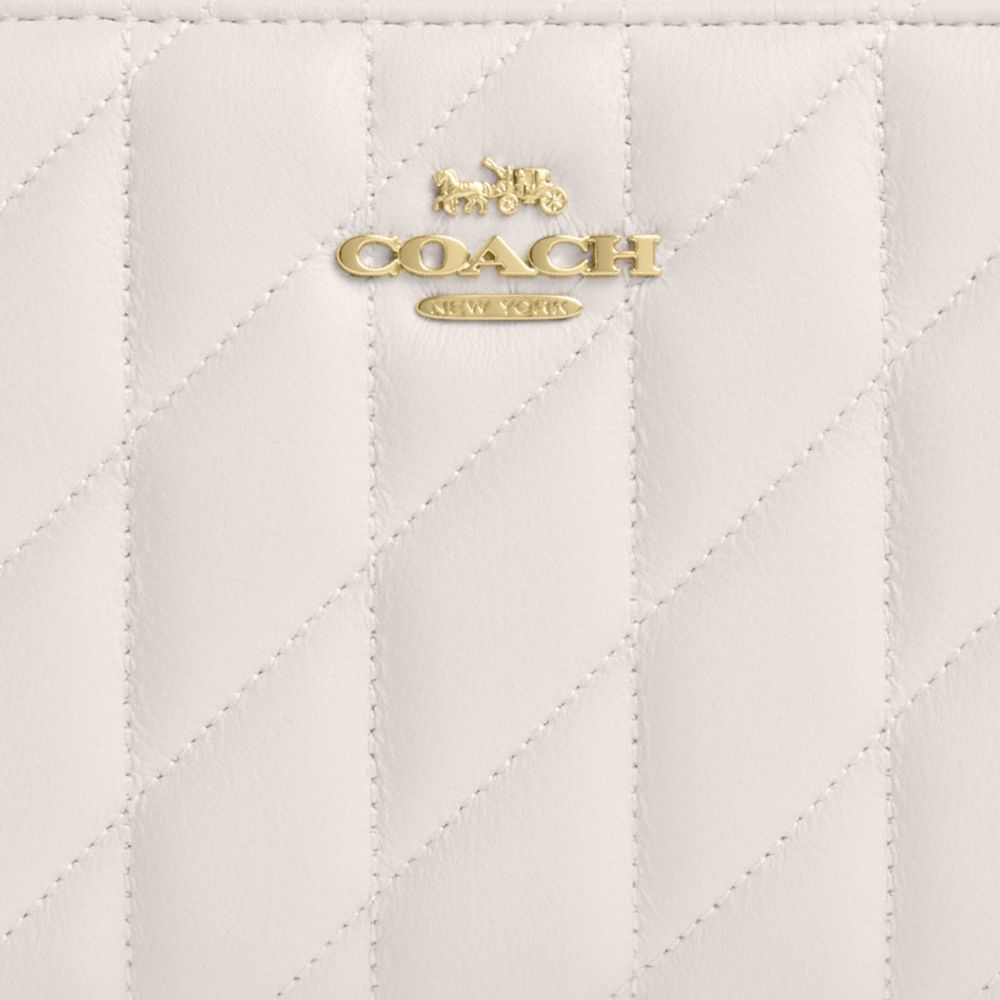 COACH®,Cuir innovant,Or/Craie