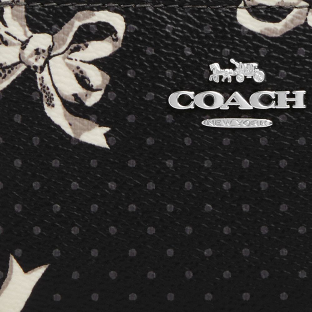 COACH®,Snap Wallet With Bow Print,