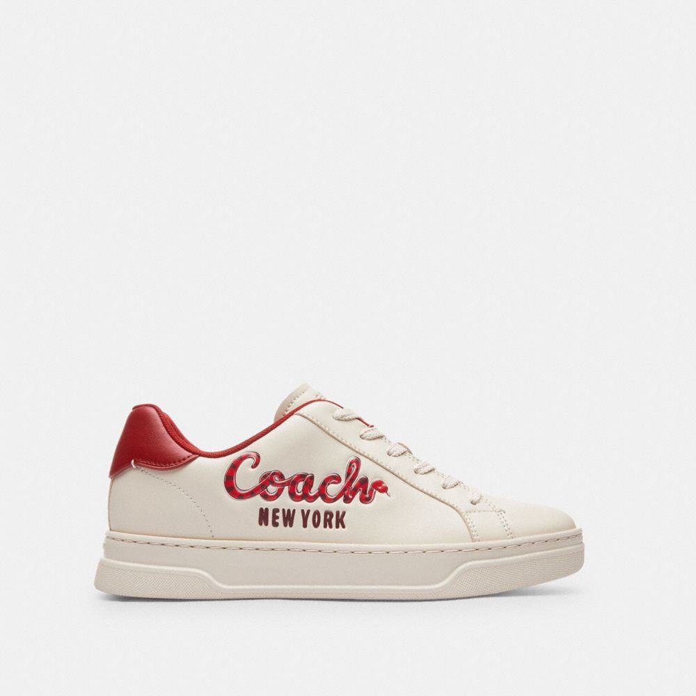 COACH NEW YEAR HIGH LINE SNEAKER WITH COACH SNAKE SCRIPT 