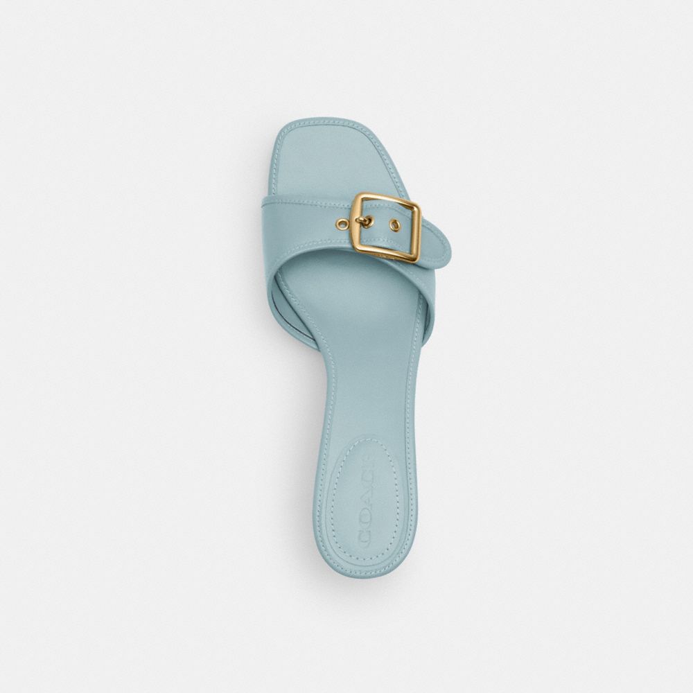 COACH®,MARGOT SANDAL,Bleu pâle,Inside View,Top View