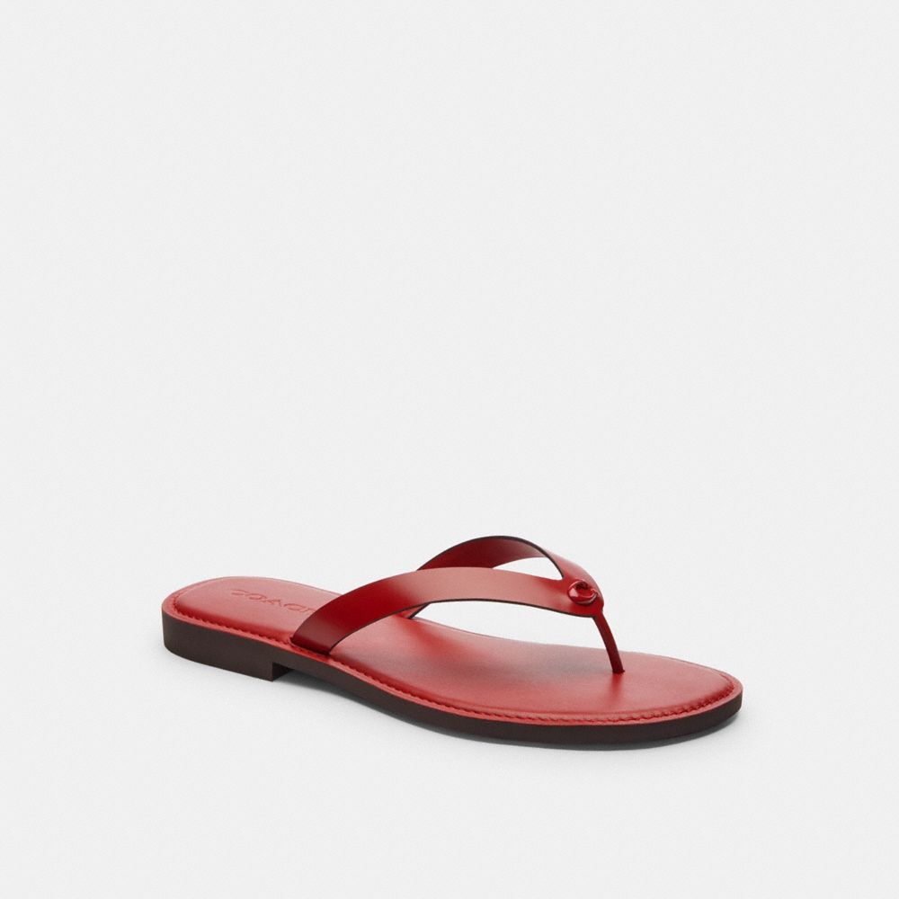 COACH®,Brianna Flip Flop,,Front View