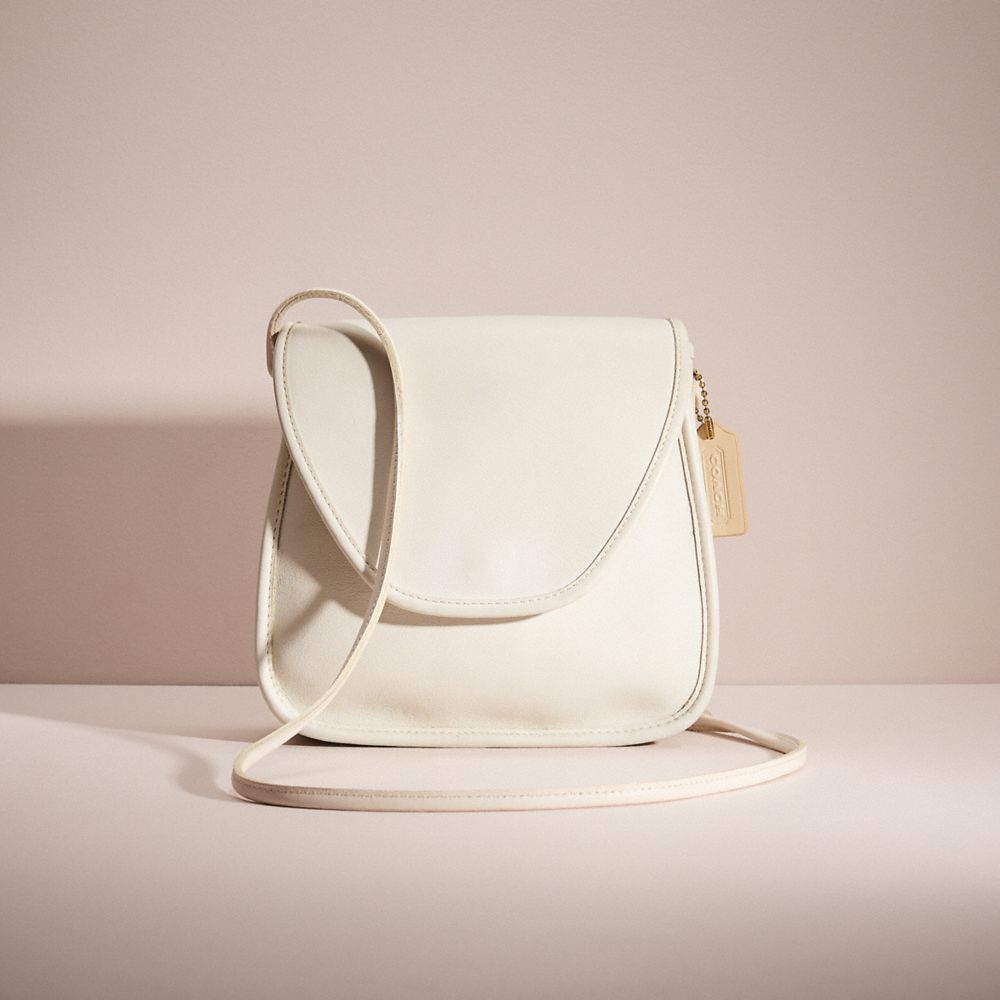 COACH®,VINTAGE LINDSAY BAG,White,Front View