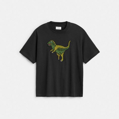 Мужские футболки Coach Rexy Relaxed Fit T-Shirt In Organic Cotton