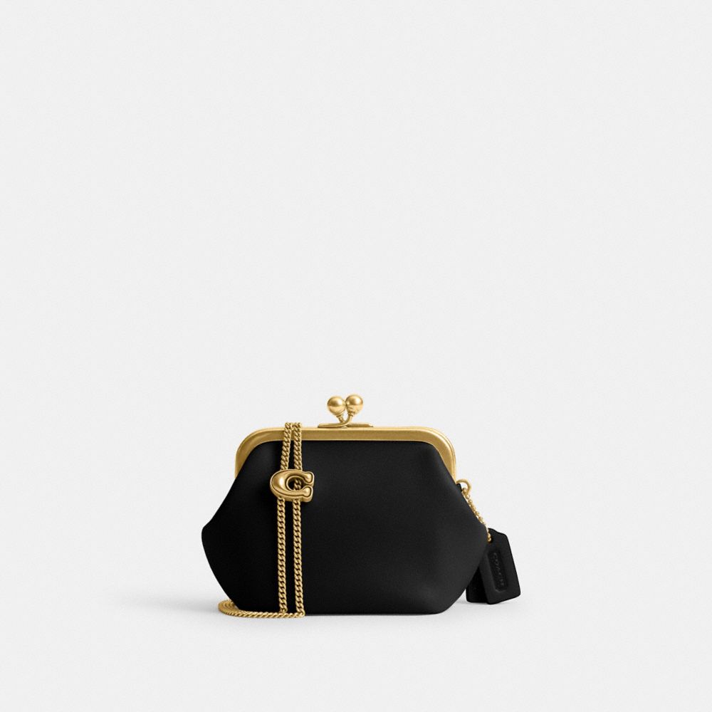 COACH®,Laiton/Noir,Front View