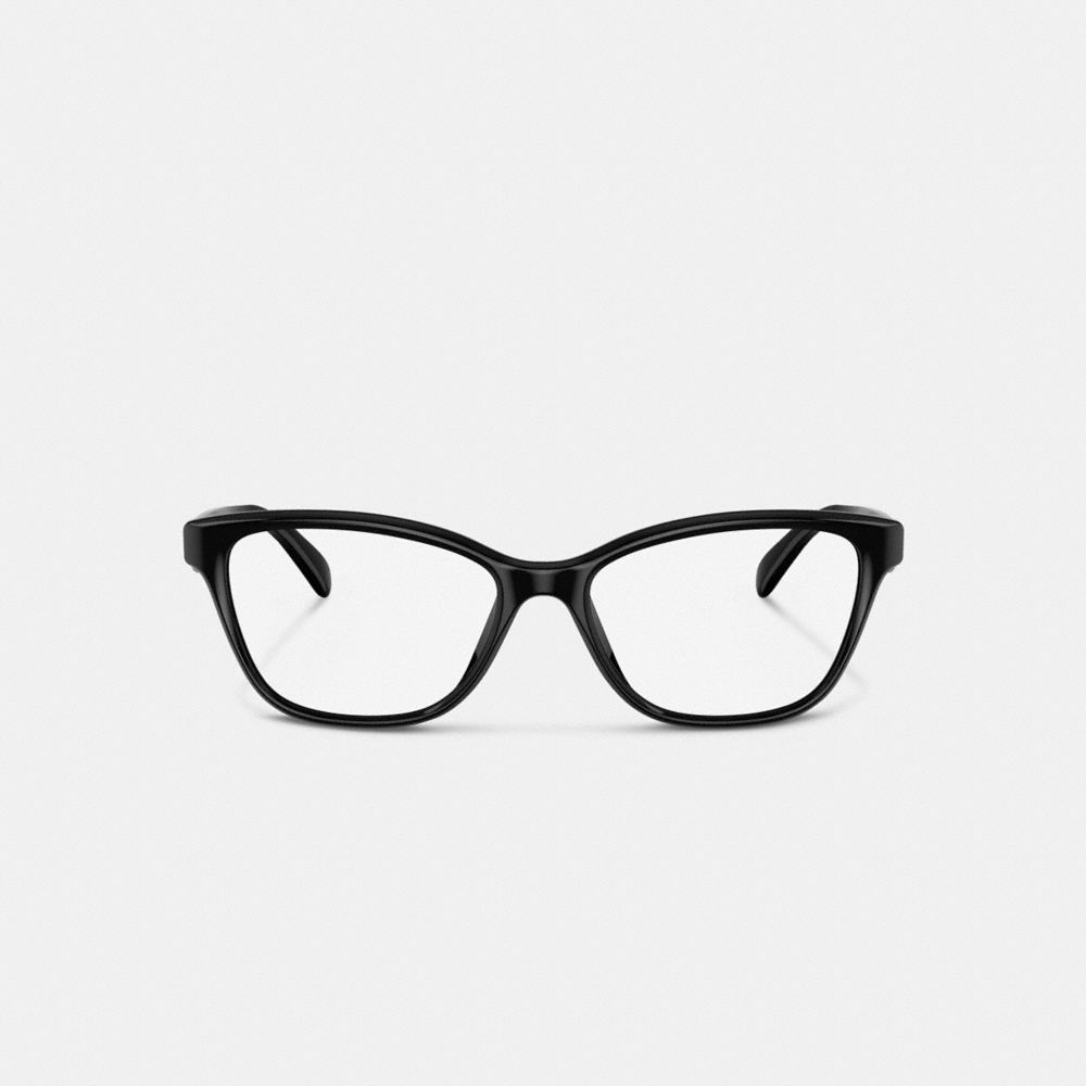 Coach Pillow Tabby Oval Eyeglasses In Black
