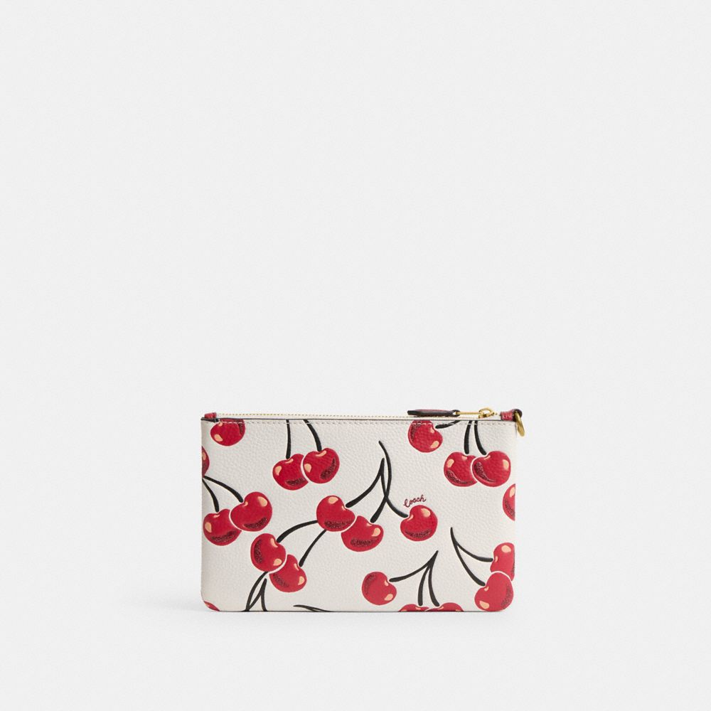 COACH®,スモール リストレット・チェリー プリント,ポーチ＆小物入れ,