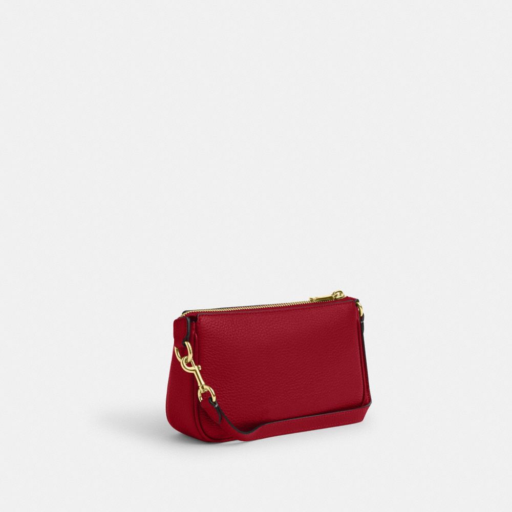 COACH®,NOLITA 19 DU NOUVEL AN AVEC BRELOQUE SERPENT,Or/Rubis,Angle View