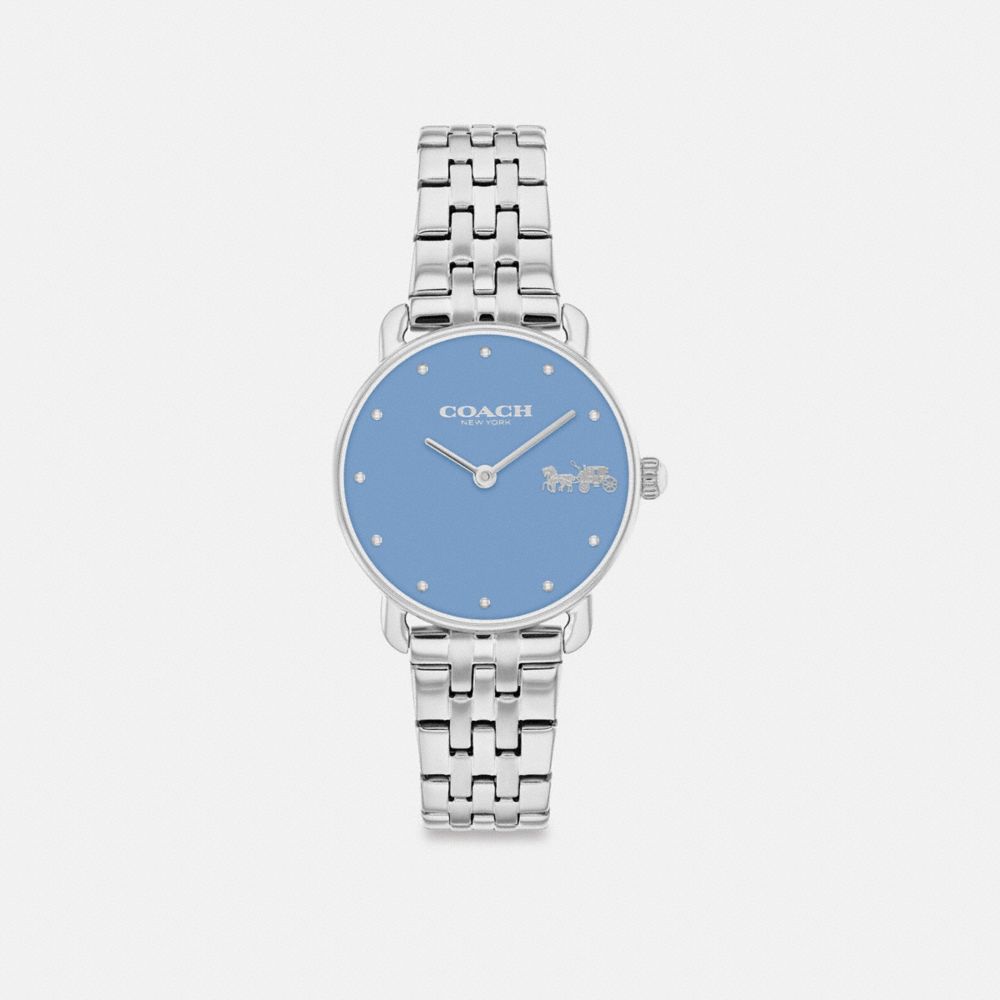 COACH®,MONTRE ELLIOT, 28 MM,Acier inoxydable,Front View