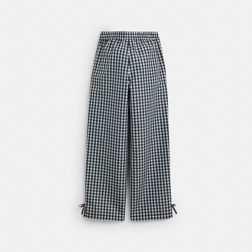 COACH®,Coachtopia Loop Gingham Pants,,Back View