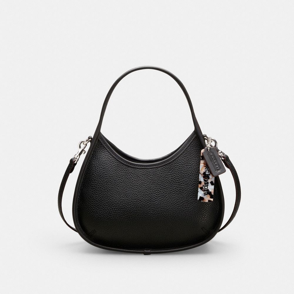 Coach Outlet Ergo Bag With Crossbody Strap In Pebbled Coachtopia Leather In Black