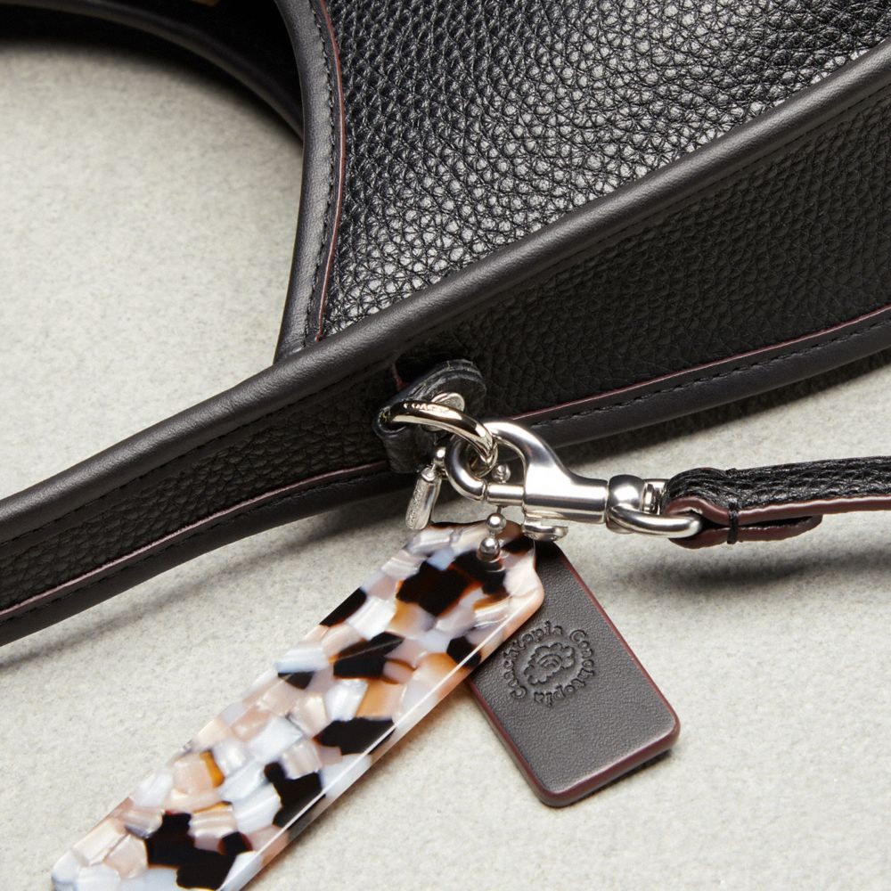 COACH®,Sac Ergo avec bandoulière en cuir nacré Coachtopia,Noir