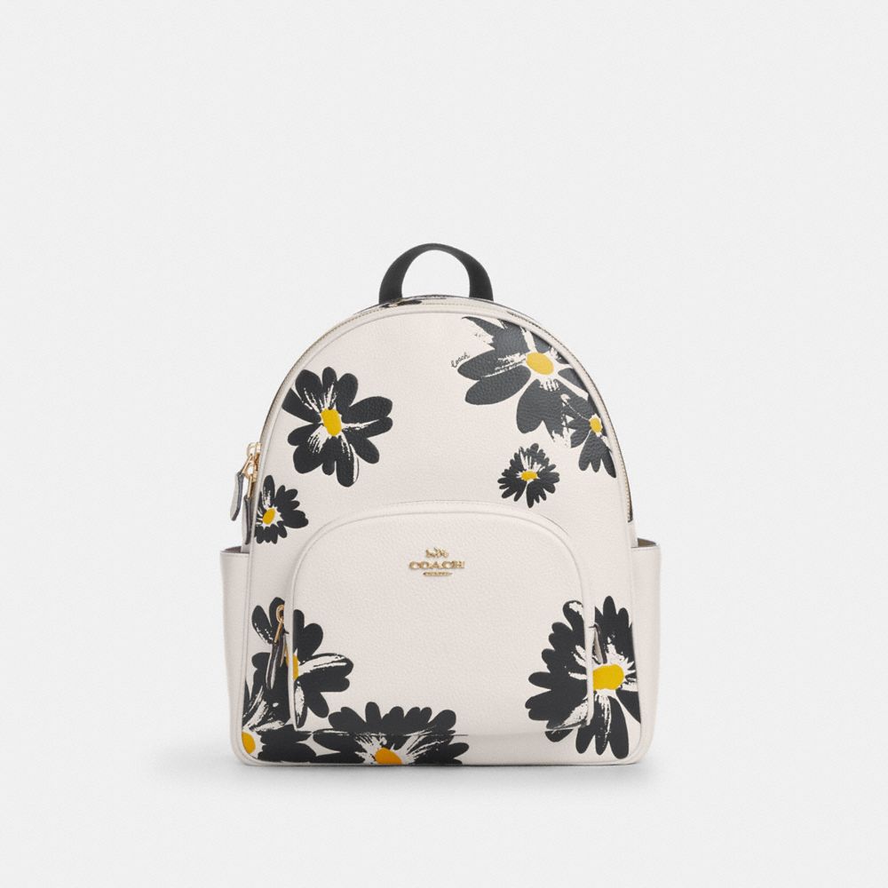 Floral print backpack sale