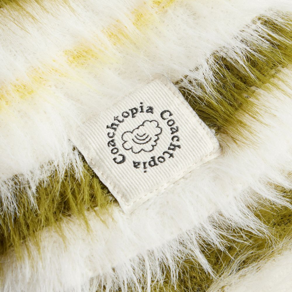 COACH®,Fuzzy Knit Arm Warmers,Recycled Nylon,Arm Warmers,Casual,White