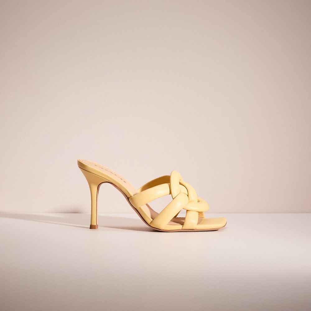 Coach Restored Kellie Sandal In Yellow