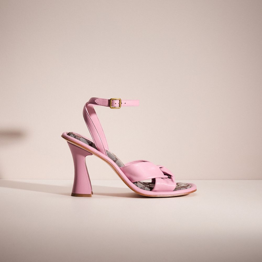 Coach Restored Quincy Sandal In Pink