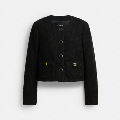 Женские куртки Coach Heritage C Boucle Jacket