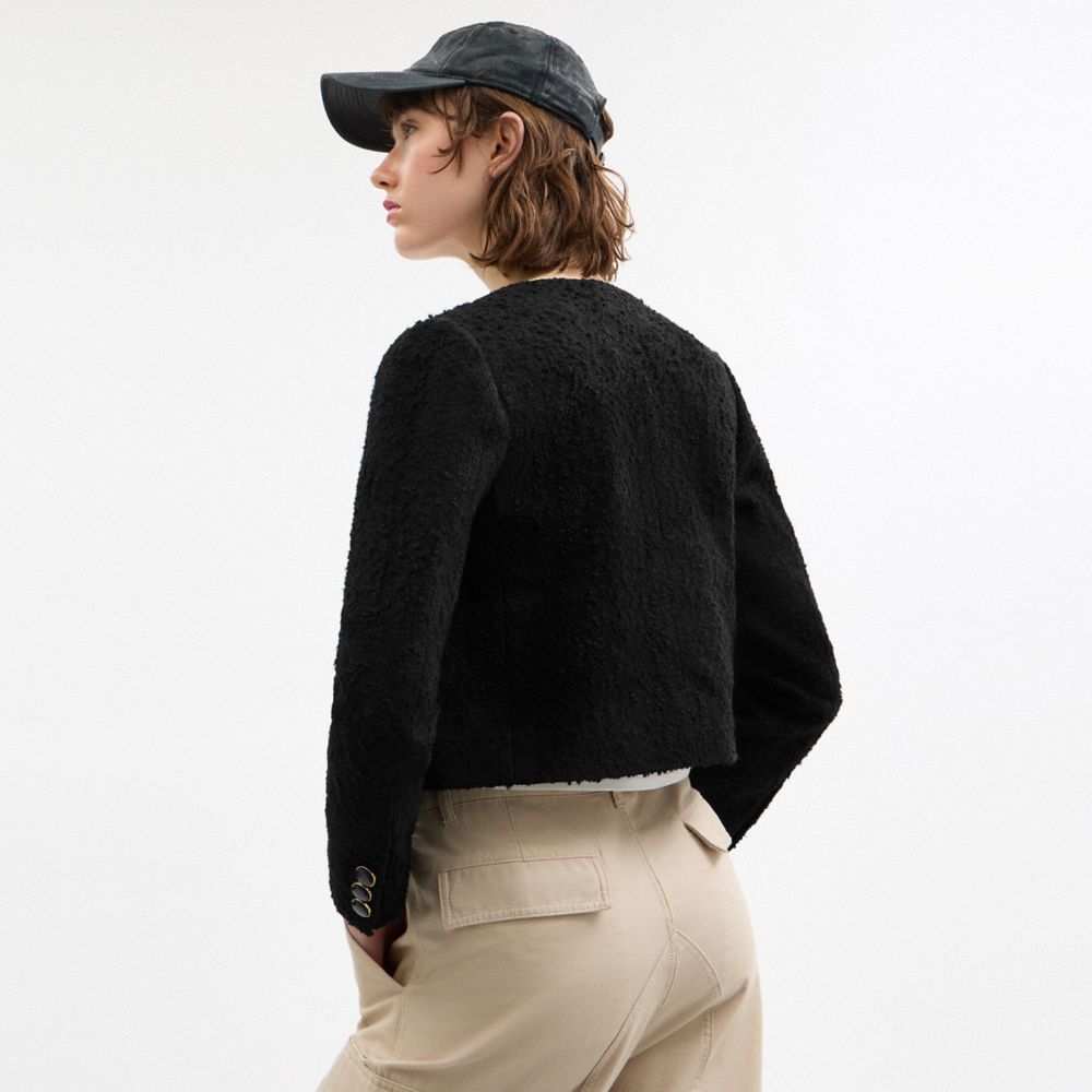 Женские куртки Coach Heritage C Boucle Jacket — фото 4