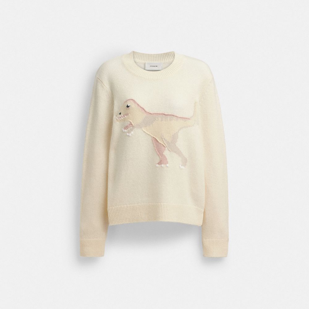 COACH®,Rexy Crewneck Sweater,,Front View