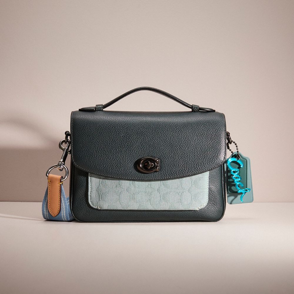 Pewter Pine Green Upcrafted Cassie Crossbody