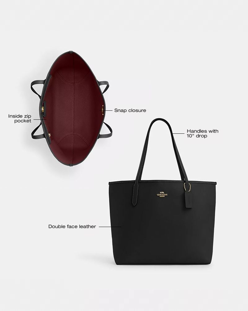 [コーチ] city tote トートバッグ ショルダーバッグ 手提げバッグ 001 City Tote Bag | Bags | Coach | COACH®