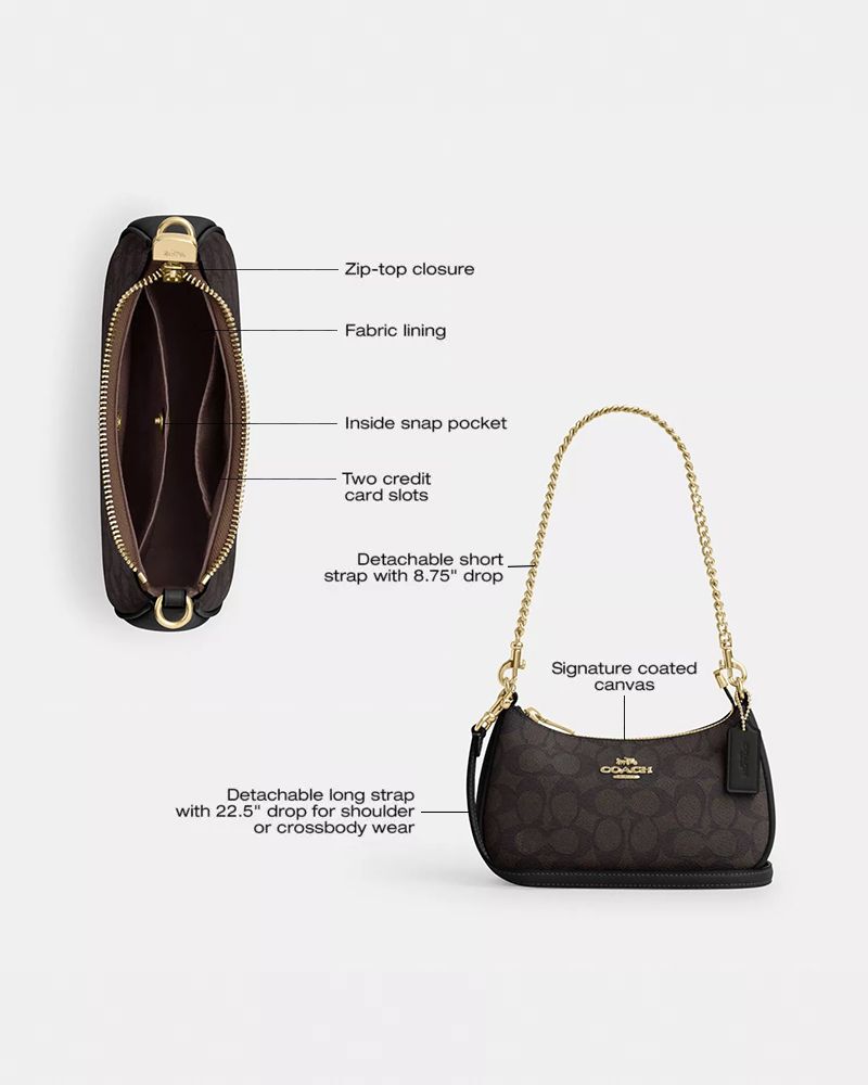 Teri Mini Crossbody Bag In Signature Canvas | Bags | Coach | COACH®