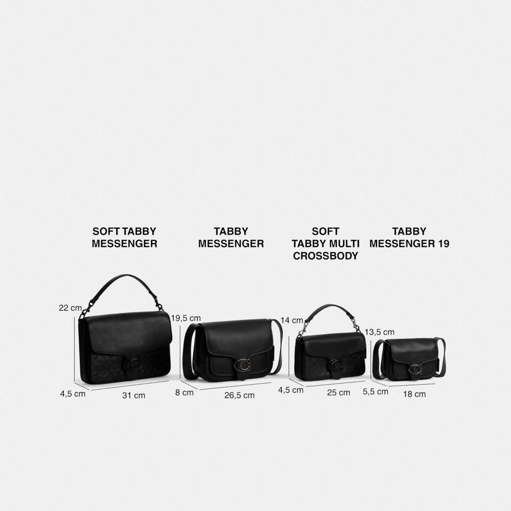 COACH®,Soft Tabby Messenger In Signature Leather,,Collection