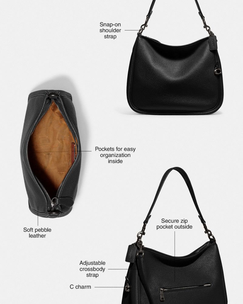 Coach soft pebble online leather collection