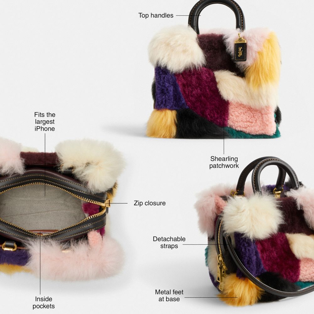 Coach clearance rogue patchwork