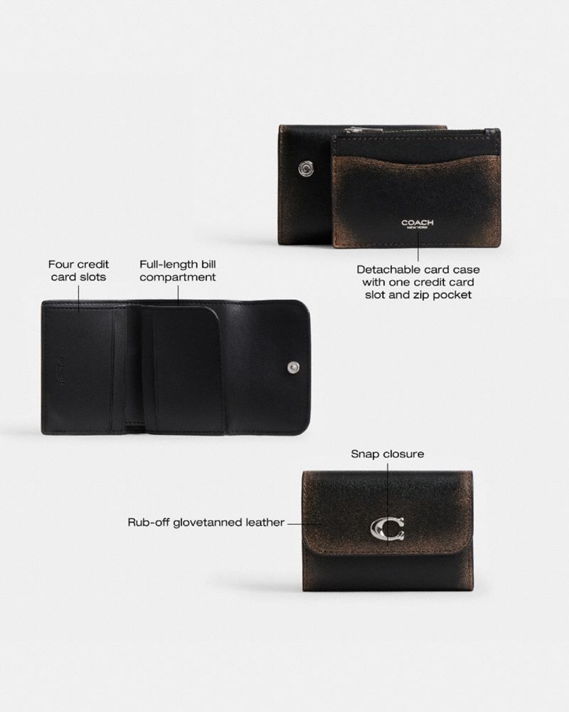 Essential Card Holder Wallet In Loved Leather | Wallets | Coach
