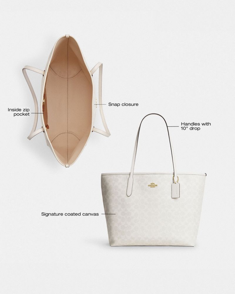 City Tote Bag In Signature Canvas | Bags | Coach