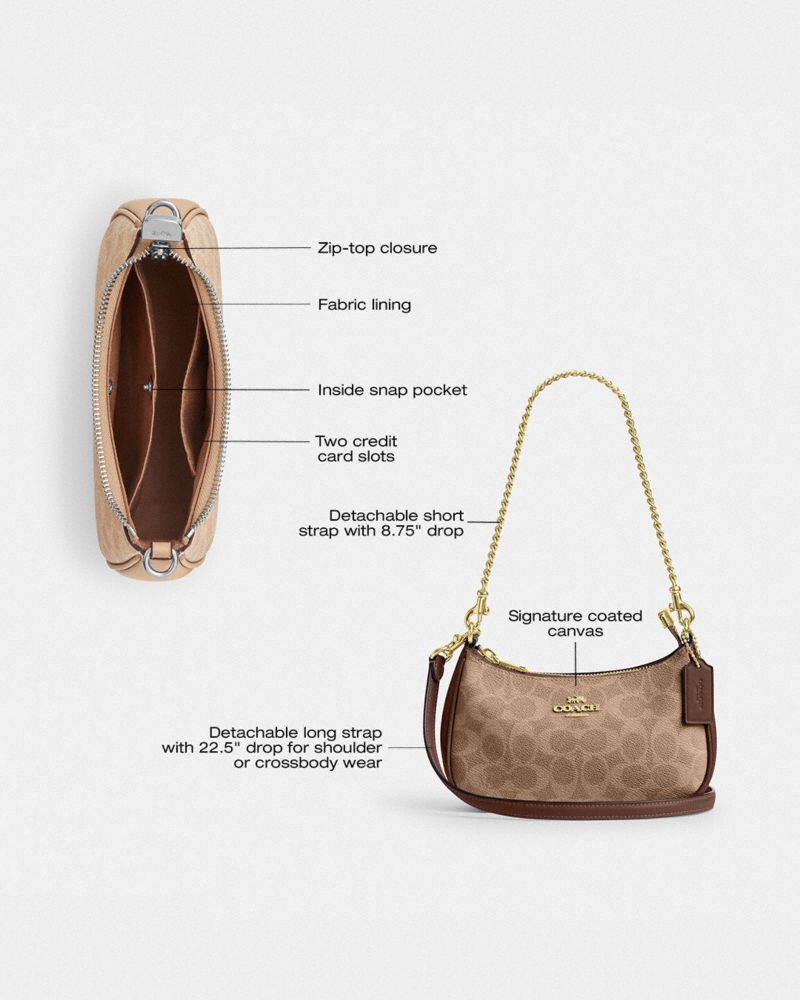 Teri Mini Crossbody Bag In Signature Canvas | Bags | Coach | COACH®