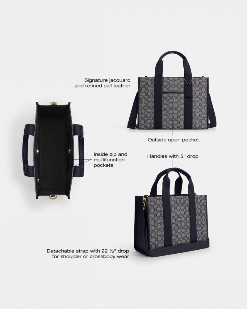 COACH® Outlet | Smith Tote Bag In Signature Jacquard