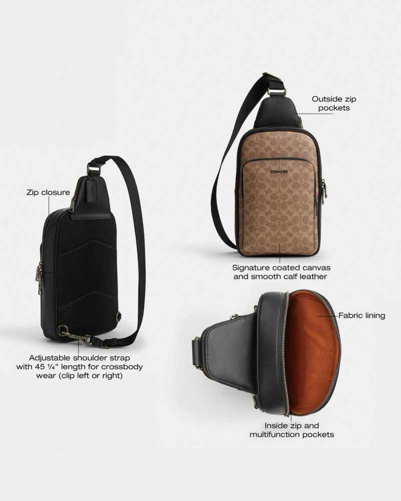 Ethan Pack In Signature Canvas | COACH®