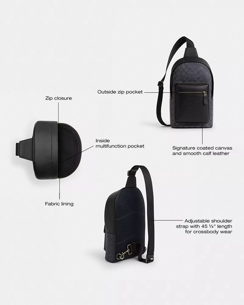 West Pack In Signature Canvas | Bags | Coach | COACH®
