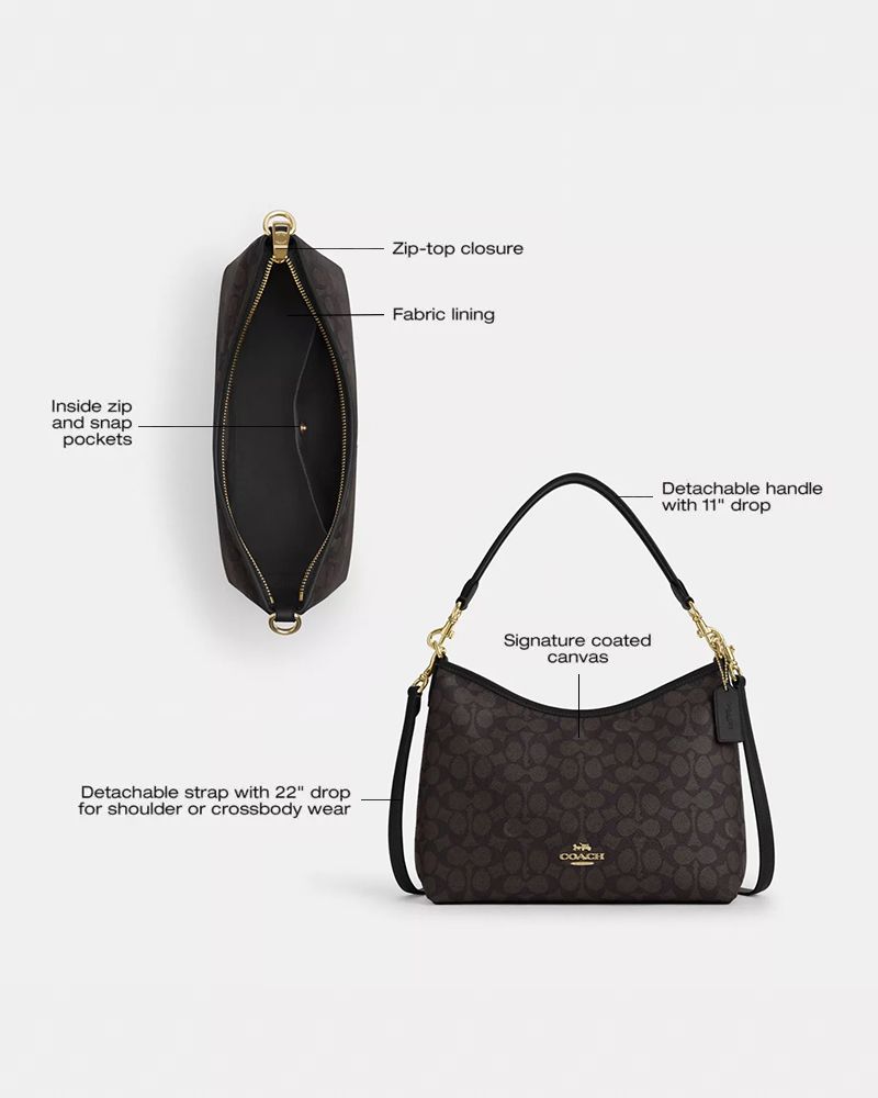 Laurel Shoulder Bag In Signature Canvas | Bags | Coach | COACH®