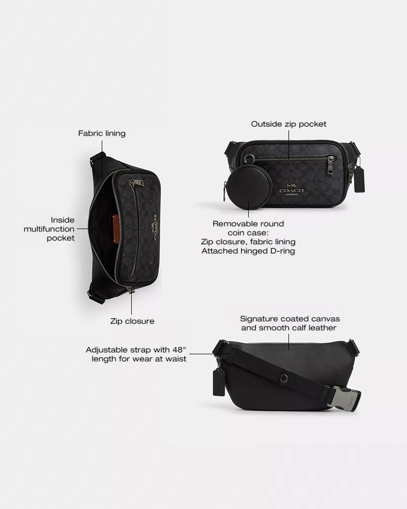Elias Belt Bag In Signature Canvas | Bags | Coach | COACH®