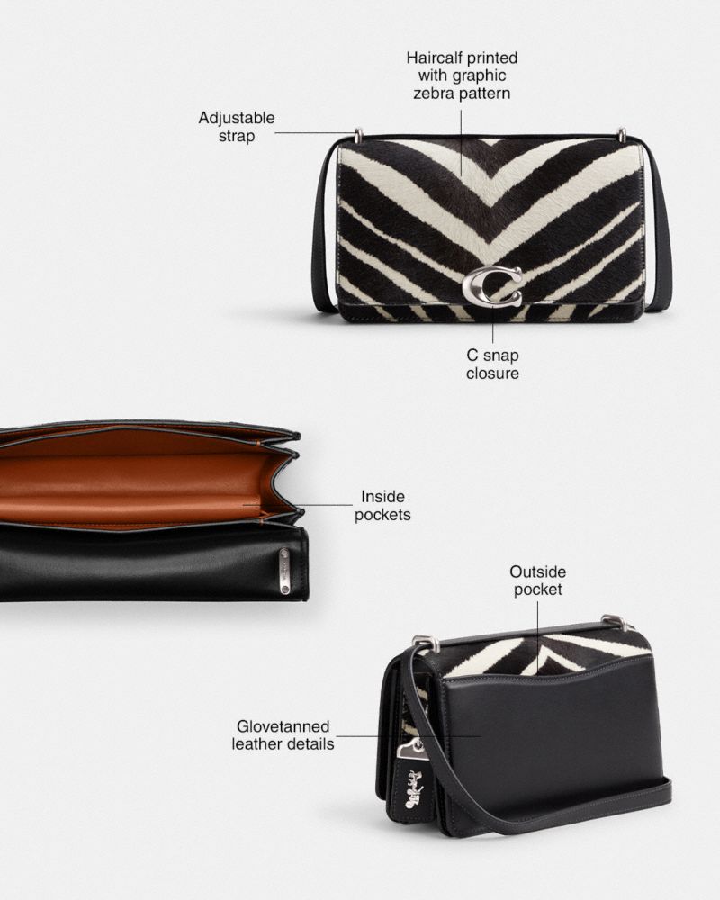 Coach online zebra bag