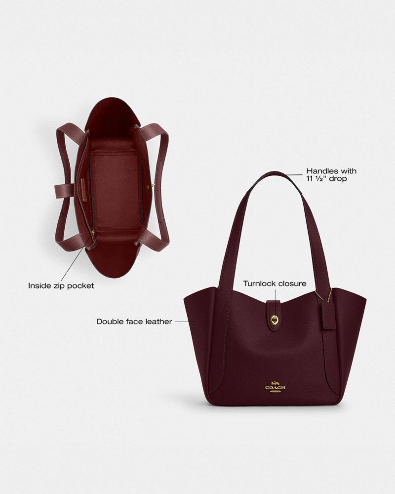 Hadley Turnlock Tote Bag | Bags | Coach | COACH®