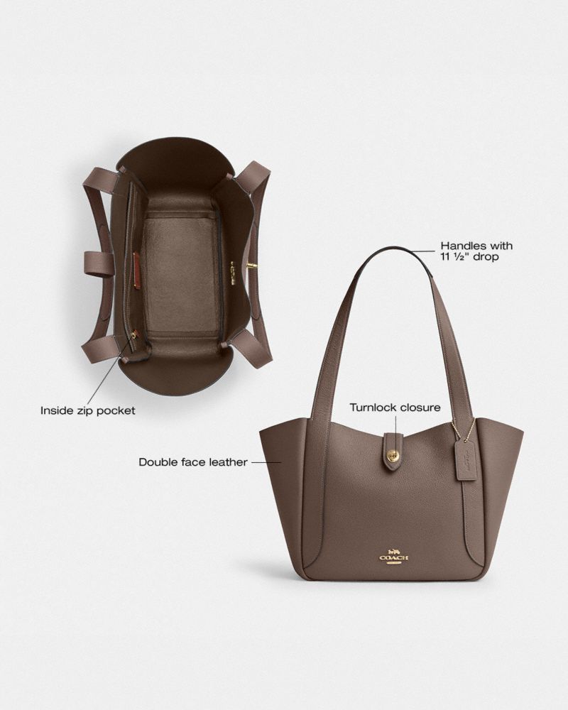 COACH® Outlet | Hadley Turnlock Tote Bag
