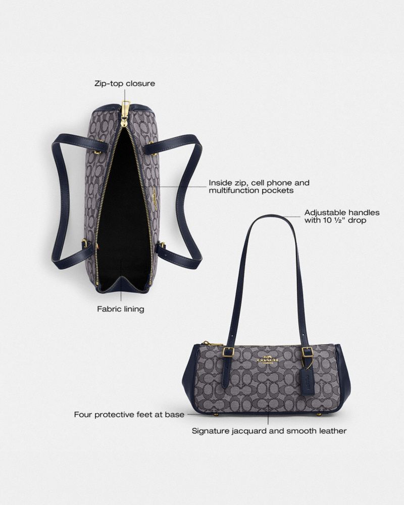 Asher Shoulder Bag In Signature Jacquard | Bags | Coach | COACH®