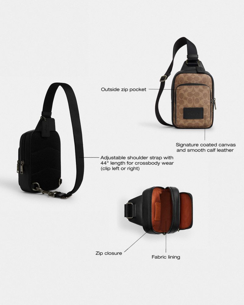 Racer Sling Pack In Signature Canvas | Bags | Coach | COACH®