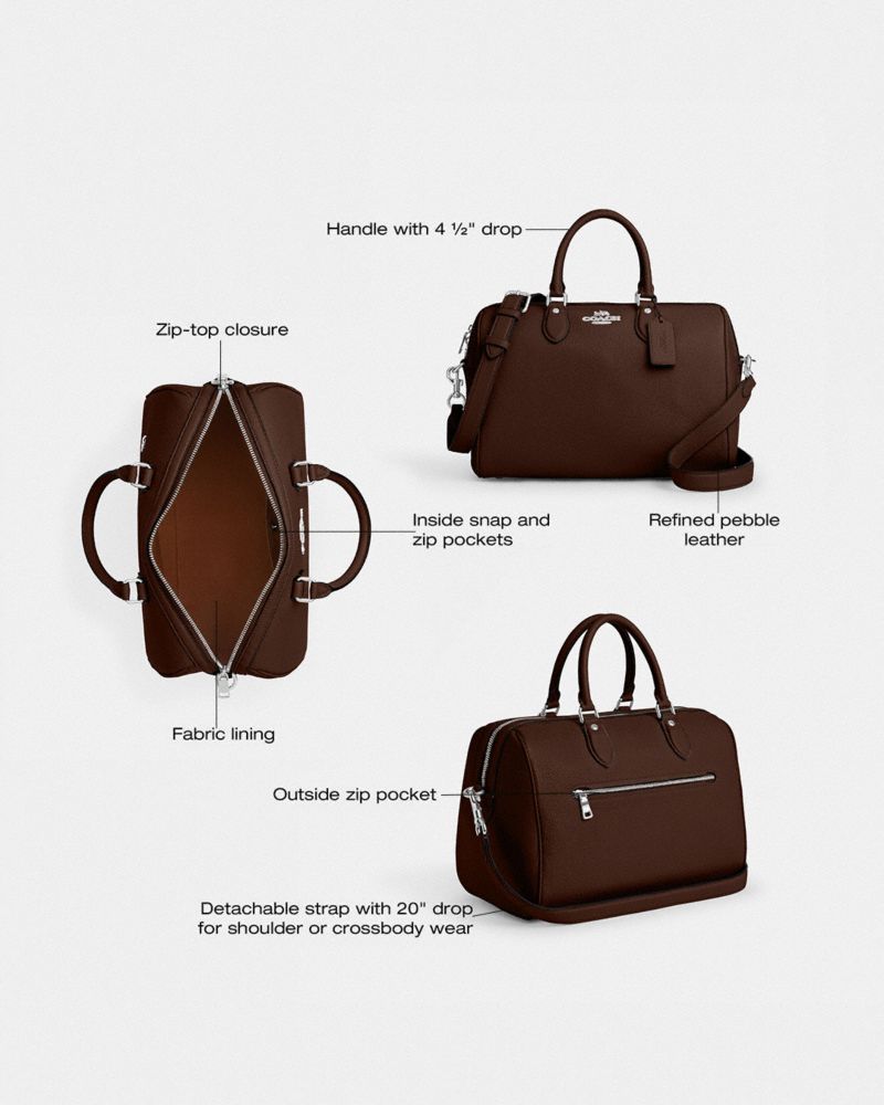 Rowan Large Satchel Bag | Bags | Coach