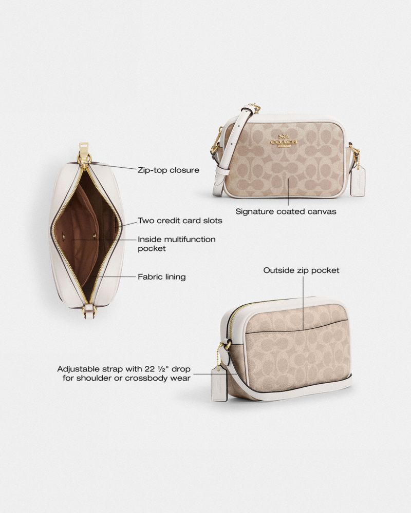 Mini Jamie Camera Bag In Signature Canvas | Bags | Coach | COACH®
