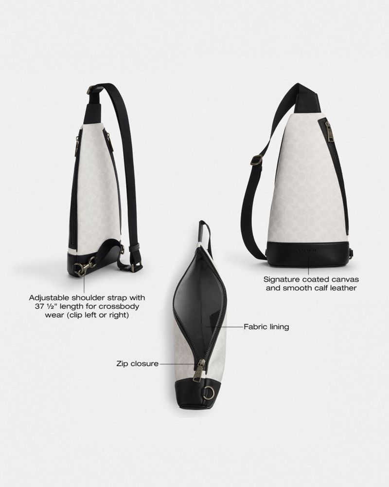 Dominic Sling Pack In Signature Canvas | Bags | Coach | COACH®