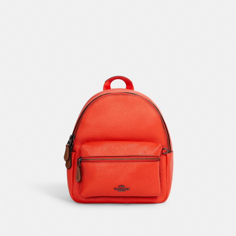 COACH®,Keith Haring Mini Charlie Backpack,,Front View