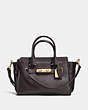 COACH®,COACH SWAGGER 27,Leather,Small,LI/Chestnut Stone,Front View