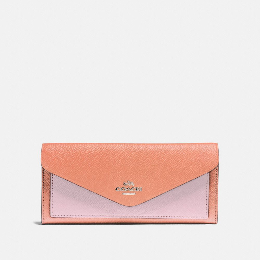 Soft wallet best sale in colorblock