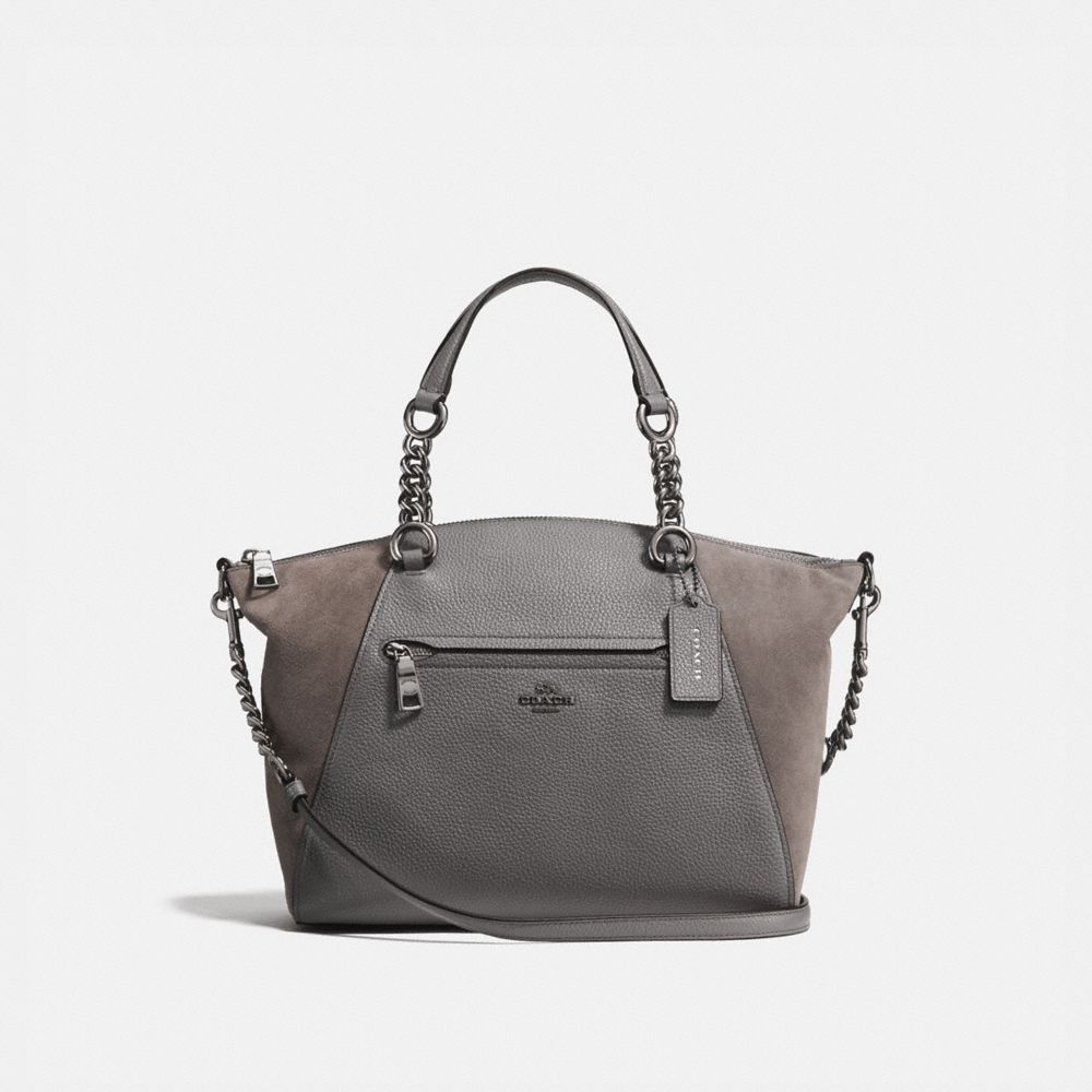 COACH®,Chain Prairie Satchel,,Front View